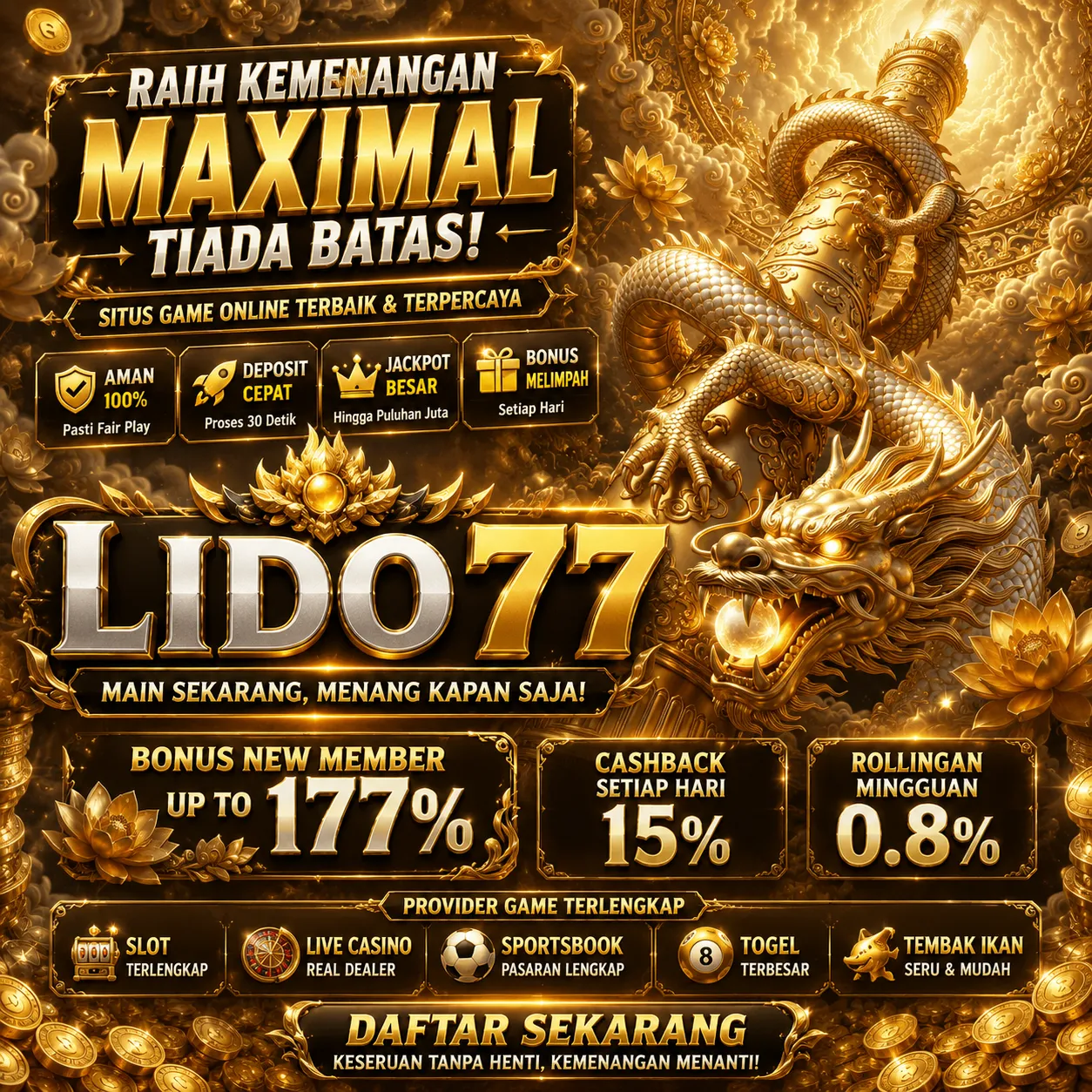 LIDO77 Banner